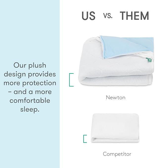 Newton Baby Waterproof Crib Mattress Pad | Ultra-Breathable Quilted Layer - Image 2