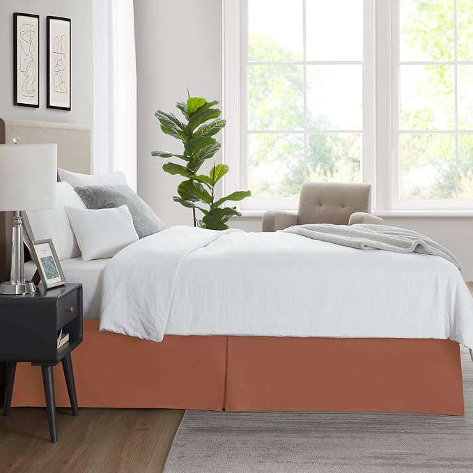 Nestl Rust Bed Skirt King Size - Image 7