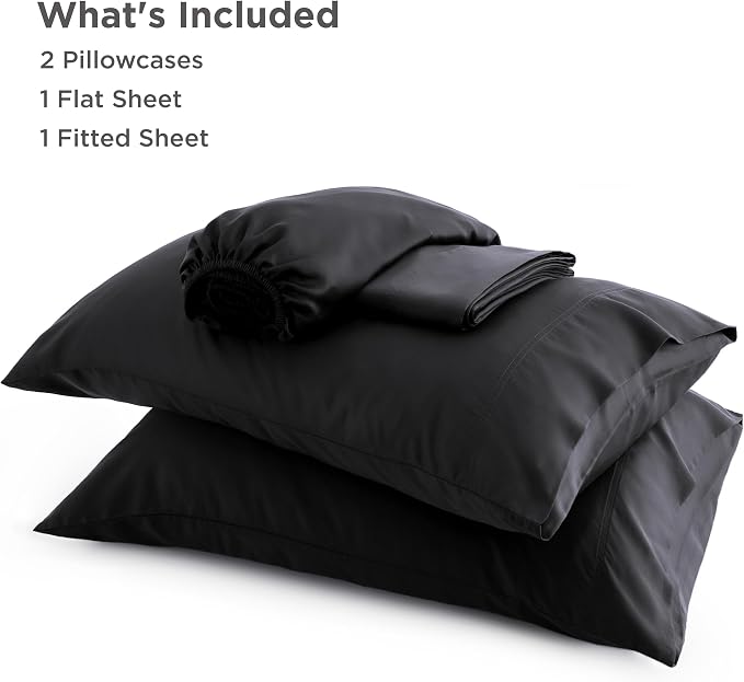Bedsure King Size Sheet Set, Cooling Sheets King, Rayon Derived from Bamboo - Image 7