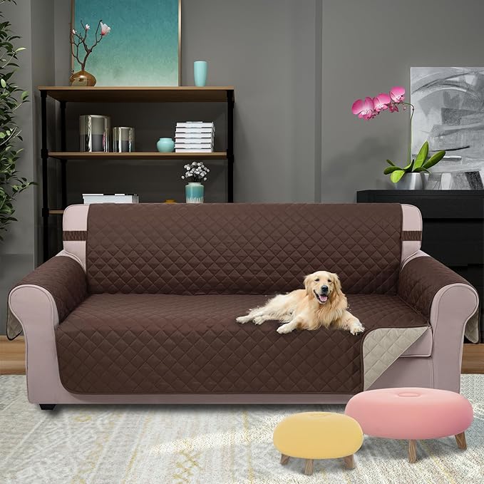 U-NICE HOME 4 Seater Sofa Cover 91 Inch Large Couch Covers - Image 2