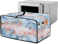 Rose Marble Texture Print Microwave Oven Grill Cover Protector Polyester-Linen by HwzdsyxlCreativeHomeDecor