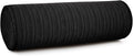 Sherry Kline Island Breeze Indoor/Outdoor Corded Neck Bolster Black 6"x 18" Set by SherryKline