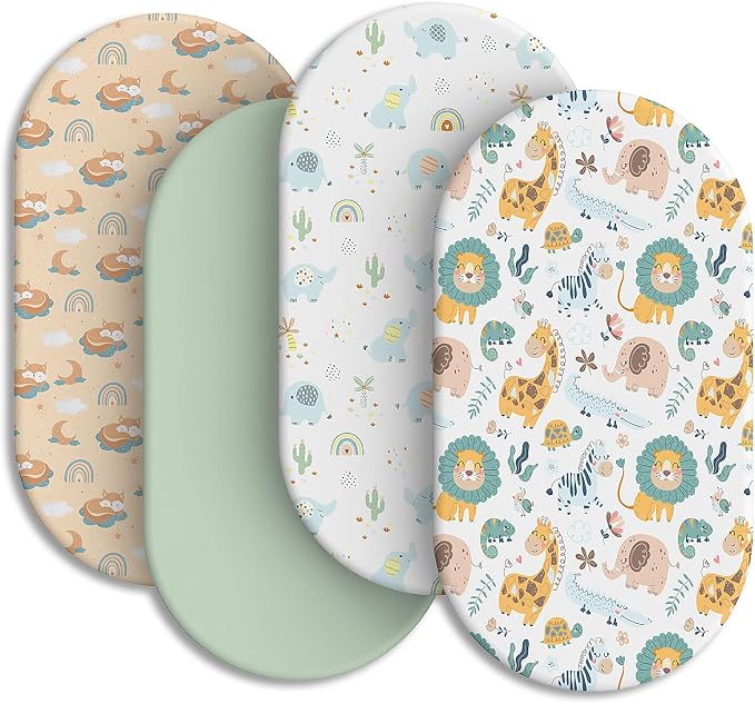 Baby Bassinet Sheets for Baby Boy Girls, Baby Delight, Angelbliss by Unknown