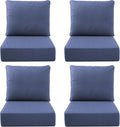 Luxury Outdoor Seat Cushion Set-22 x 24 x 6 Inch Outdoor Chair Cushions by NatureComfyOutdoorFurniture