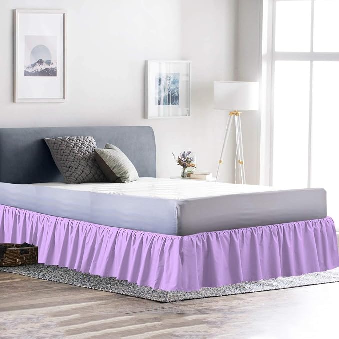Ruffled Bed Skirt 18 Inch Drop Dust Ruffle - Image 2