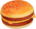 Round Chair Cushions 16x16x12 Inch Cute 3D Simulation Cheeseburger Comfortable by Unknown