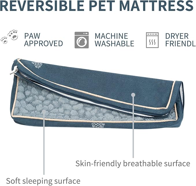 VANKEAN Waterproof Dog Pad Bed Mat Reversible, Removable Washable Cover & - Image 4