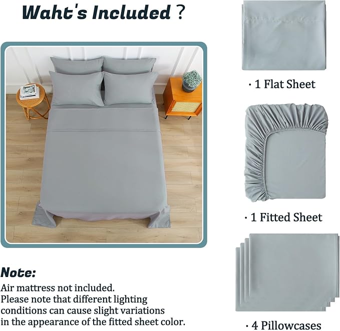 Extra Deep Pocket Full Sheet Set - Image 4