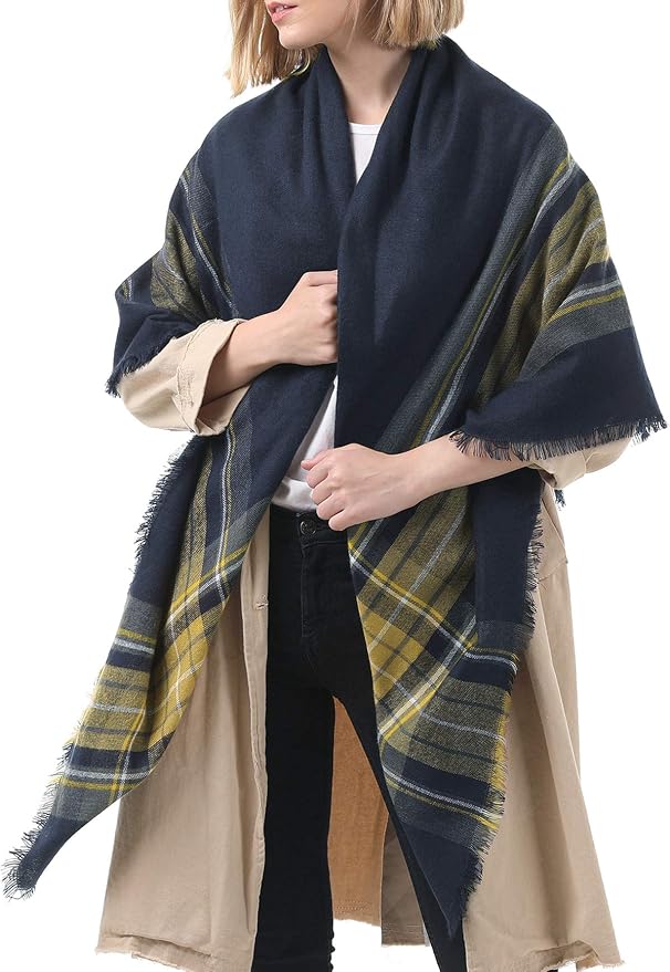 American Trends Women's Cozy Warm Winter Fall Blanket Scarf Stylish Soft Chunky - Image 4