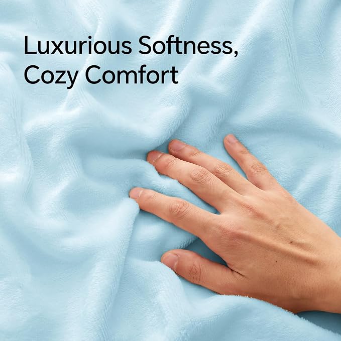 BEDELITE Flannel Pillow Cases Queen Size Set of 2, Super Soft Fleece Pillowcases - Image 4