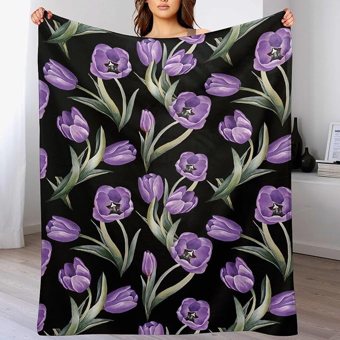 Purple Tulip Blanket Flower Gifts - Image 5