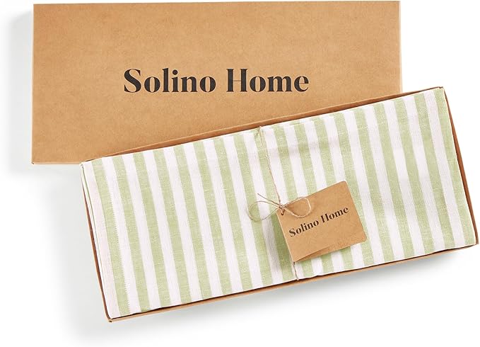 Solino Home Linen Table Runner 120 Inches Long - Image 6