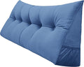 Triangular Reading Bed Rest Pillow Large Bolster Cushion Headboard Backrest by PEACHWELL