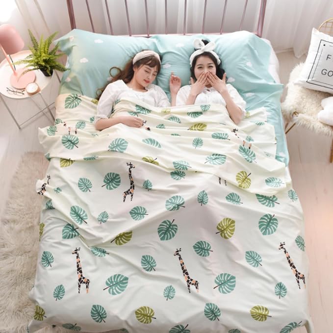 TRIWONDER Sleeping Bag Liner Cotton Camping Travel Sheet Sleep Sack Adult - Image 7