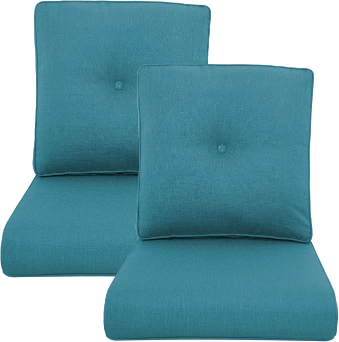 Outdoor Wicker Chair Cushions 2 Packs by Pugire