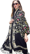 DANA XU 100% Merino Wool Extra Large Pashmina Blanket Travel Scarf Cashmere Wrap by DANAXU