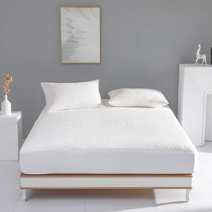 Twin XL Size Waterproof Mattress Protector Fitted Mattress Pad Cover - Image 7