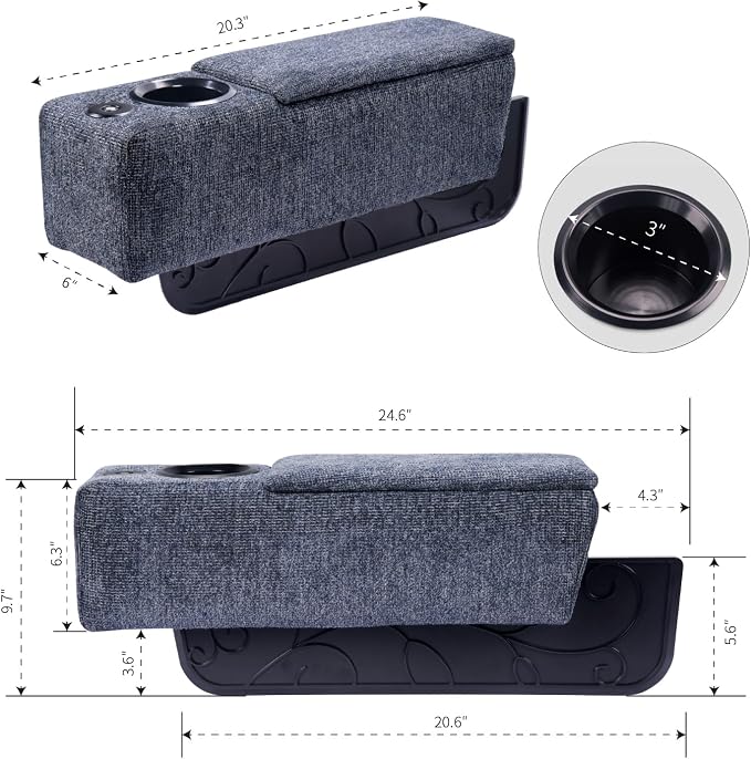 Multifunctional Sofa Armrest, Couch Armrest - Image 2