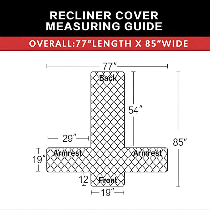 Easy-Going Recliner Chair Slipcover Reversible Sofa Cover Water Resistant Couch - Image 5