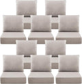 Luxury 6" Outdoor Cushions for Patio Furniture, Fade Resistant Couch Chair by Pugire