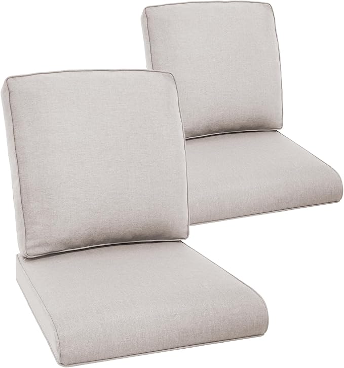 Outdoor Rattan Chair Cushions 2 Packs by Pugire