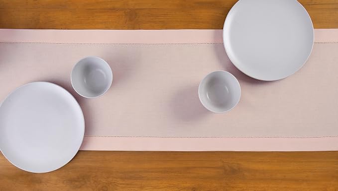 Solino Home Pink Table Runner 36 Inches - Image 3