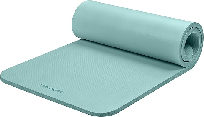 Retrospec Solana 1 inch Yoga Mat by Retrospec