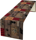 Vintage Bear Deer Table Runner, Rustic Western Farmhouse Hunting Theme Wildlife by Unknown