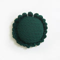 Acrylic Knitted Round Throw Pillow Knitting Bohemian Circular Cushion Pillow by kitletsuit