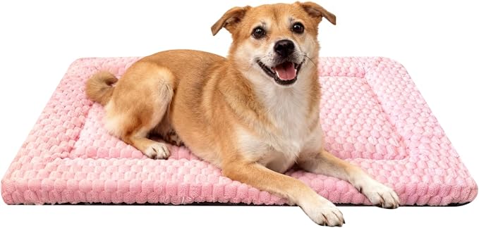 Dog Bed Mat, Reversible Dog Crate Pad by FogkissComfyPawsHome