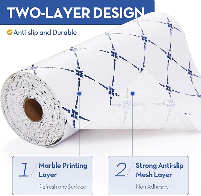 Drawer Shelf and Cabinet Liner, Thick Strong Grip, Shelf Liners Non-Adhesive - Image 5