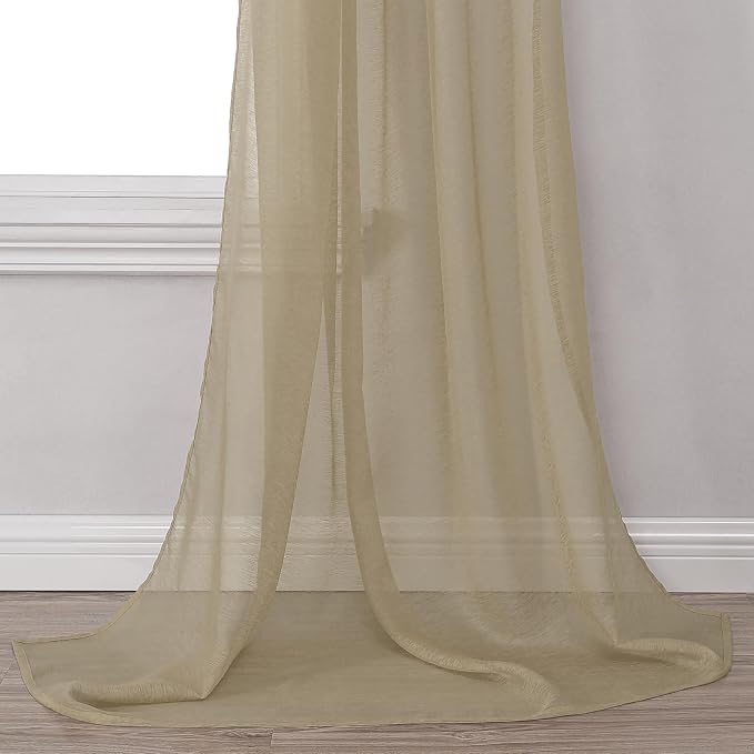 DONREN Taupe Window Scarf for Background - Image 4