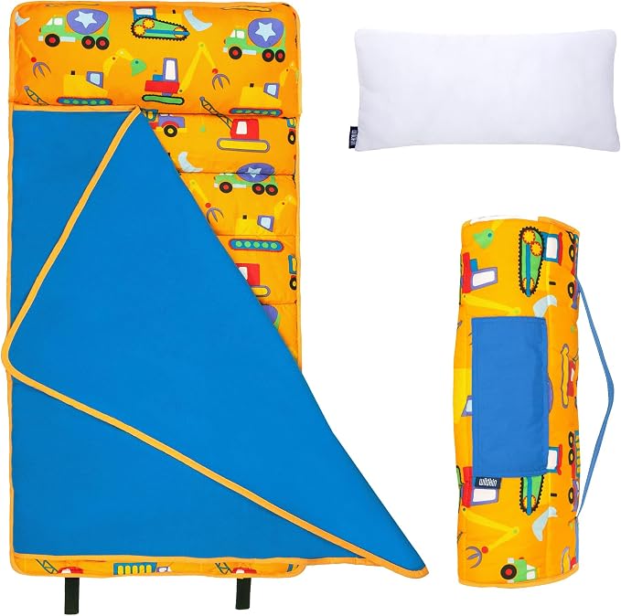 Wildkin 43-inch Kids Nap Mat – Soft Microfiber Toddler Sleeping Mat by Wildkin