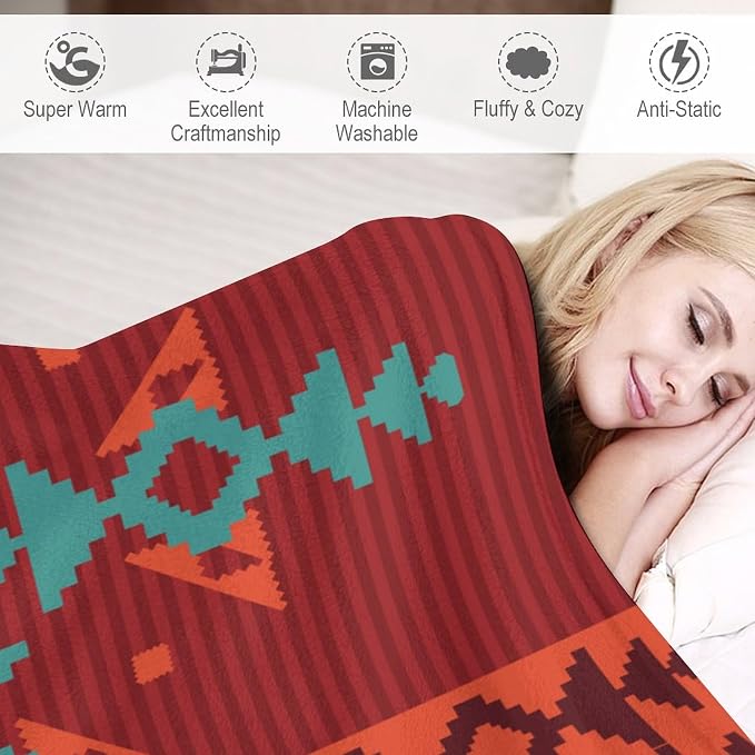 Aztec Throw Blanket - Image 4