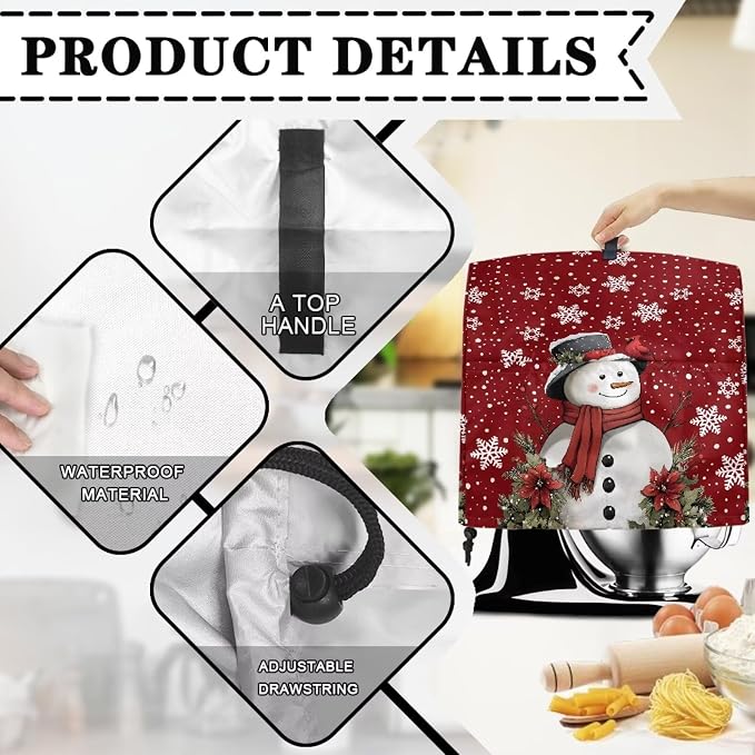 Stand Mixer Cover Dust Covers for 4.5qt-5qt Stand Mixer Protector Compatible - Image 8