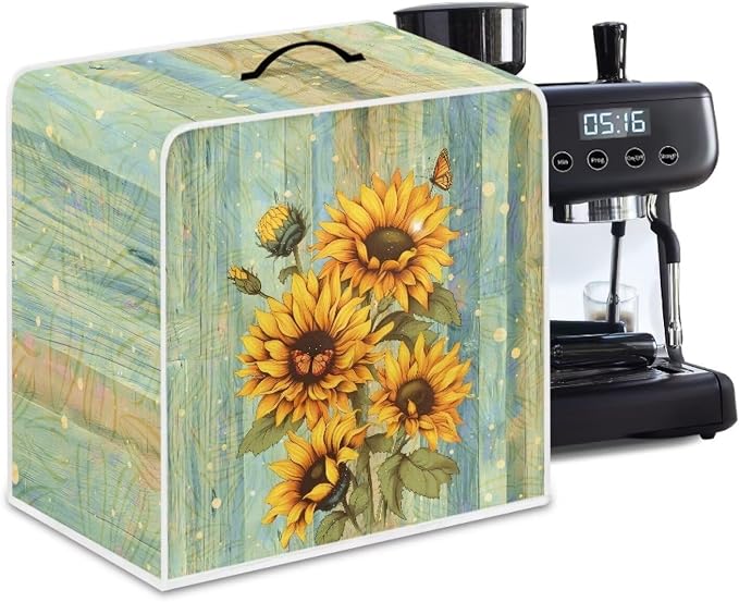 Mumeson Sunflower Extra Large Lightweight Coffee Maker Cover - Image 5