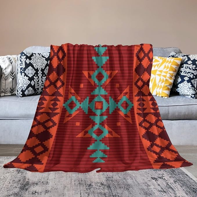 Aztec Throw Blanket - Image 6
