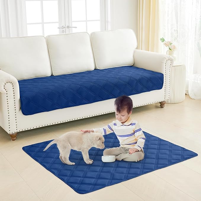 Smiry Waterproof Dog Bed Cover Blanket 68x82, Soft Reversible Pet Blanket - Image 7