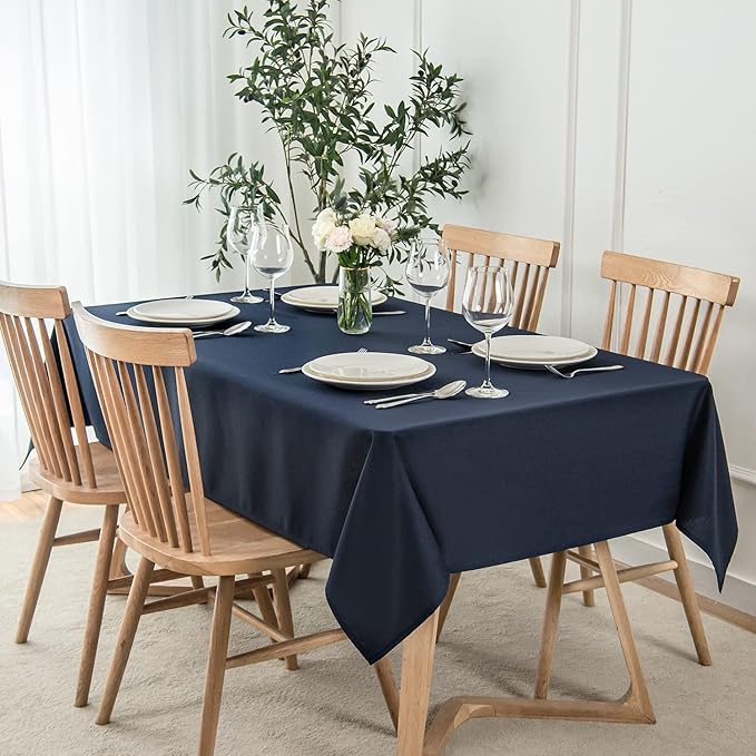 maxmill Tablecloth Stain Resistant Waterproof Wrinkle Resistant Spillproof by maxmill
