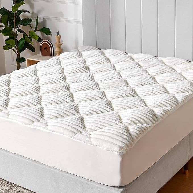 Novilla Twin XL Soft Mattress Topper, Fluffy Pillow Top Mattress Pad by Novilla