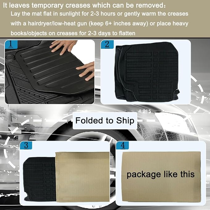 CRV Floor Mats Compatible with 2007-2011 Honda CR-V，All Weather Protection - Image 7