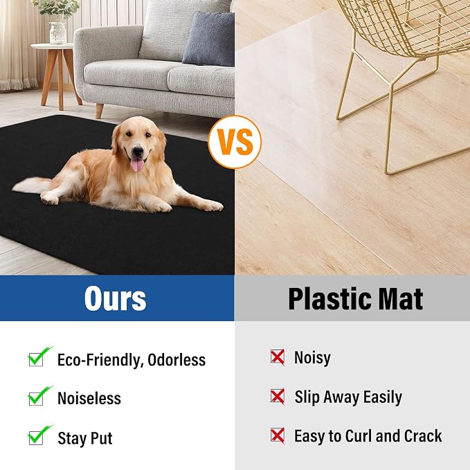 Office Chair mat for Hardwood Floor, Under Desk Mat, Computer Chair mat for - Image 5