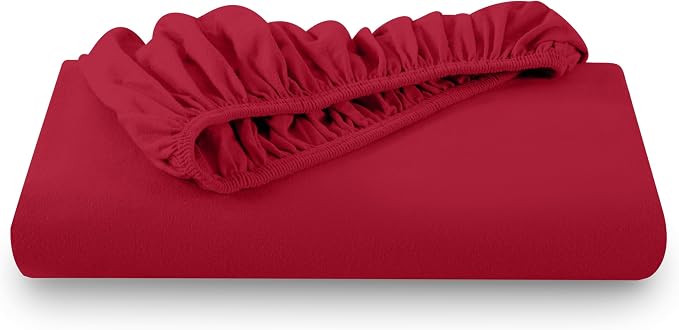 Bare Home Flannel Fitted Bottom Sheet 100% Cotton, Velvety Soft Heavyweight - Image 7