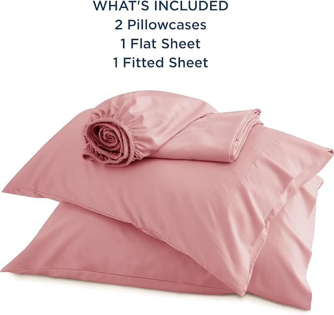 Bedsure California King Sheet Sets, Cooling Sheets, Rayon Derived from Bamboo - Image 5