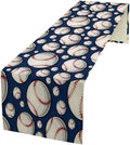 Baseball Sport Table Runner Vintage Softball Ball Game Days Seasonal Dinner by moderw