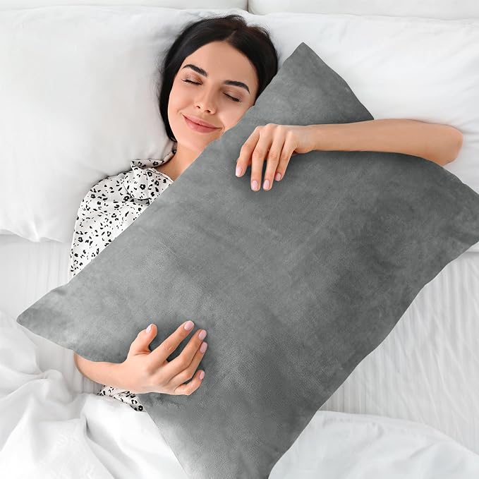 BEDELITE Flannel Pillowcases Standard Set of 2, Super Soft Fleece Pillow Case - Image 5