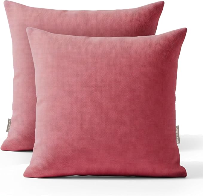 Haven & Glow Decorative Throw Pillow Cover – Square Cushion Case by Unknown