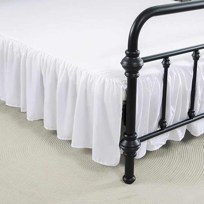 Bed Skirt Queen Size Ruffled Bed Skirt by xuandian