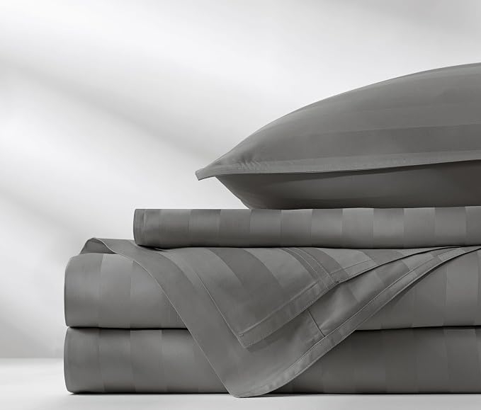Pure Bamboo Queen Sheets, Genuine 100% Organic Viscose Derived from Bamboo Bed - Image 4