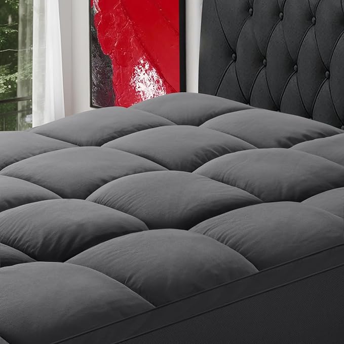 SOPAT Mattress Topper King Size Extra Thick Mattress Pad 8-21" Deep Pocket Soft by SOPAT